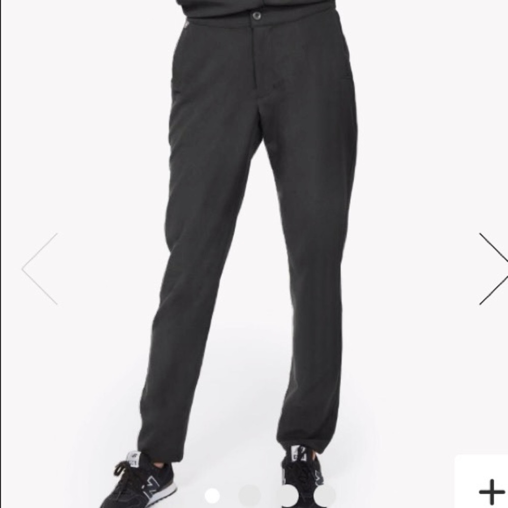 Figs Tokha Black Trouser Scrub Pants